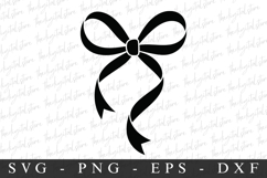 Black Bow Ribbon SVG | SVG Cut files | Cricut Product Image 1