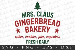 Mrs. Claus Gingerbread Clipart PNG | Christmas Png Product Image 1