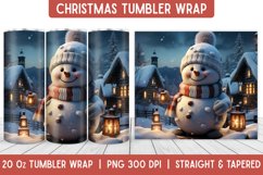 Christmas Tumbler Wrap | Christmas Sublimation | Tumbler Product Image 1