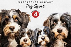 Lowchen Dog Clipart | Watercolor Clipart | Dog love Product Image 1