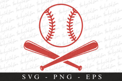 Baseball Bat SVG | Sports Svg | Game day svg Product Image 1