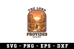 The Lord Provides Svg| SVG Cut files | Cricut Product Image 1