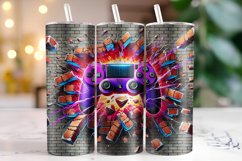 Game Controller Tumbler Wrap | Sublimation | Tumblers Product Image 1