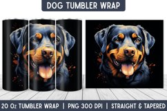 Dog Tumbler Wrap | Tumbler Designs | Sublimation Designs Product Image 1