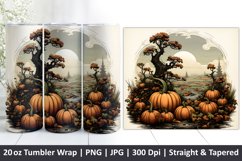Halloween Tumbler Wrap | Halloween Pumpkin | Tumbler | Ghost Product Image 1
