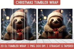 Christmas Tumbler Wrap | Christmas Sublimation | Tumbler Product Image 1