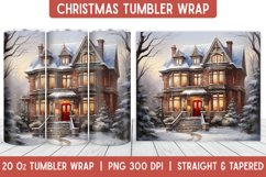 Christmas Tumbler Wrap | Christmas Sublimation | Tumbler Product Image 1