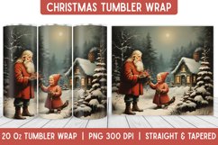 Christmas Tumbler Wrap | Christmas Sublimation | Tumbler Product Image 1