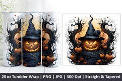 Halloween Tumbler Wrap | Halloween Pumpkin | Tumbler | Ghost Product Image 1