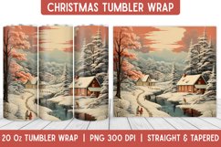 Christmas Tumbler Wrap | Christmas Sublimation | Tumbler Product Image 1