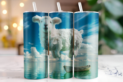 Lamb Tumbler Wrap | Sublimation | Tumblers Product Image 1