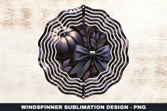 Halloween Pumpkin Wind Spinner Sublimation Design Product Image 1