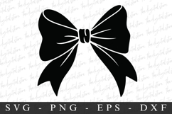 Black Bow Ribbon SVG | SVG Cut files | Cricut Product Image 1