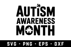 Autism Awareness Month|Autism SVG Cut files | Cricut Product Image 1