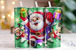 Christmas Santa Tumbler Wrap | Christmas | Sublimation Product Image 1