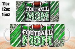 Football Mom Mug Wrap Sublimation 11oz, 12oz, 15oz Product Image 1