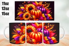 Pumpkin Season Mug Wrap Sublimation 11oz, 12oz, 15oz Product Image 1
