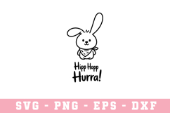 Bunny Egg SVG | SVG Cut files | Cricut Product Image 1