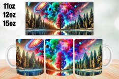 Colorful Landscape Mug Wrap Sublimation 11oz, 12oz, 15oz Product Image 1