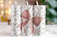 Bow Tumbler Wrap | Sublimation | Tumblers Product Image 1