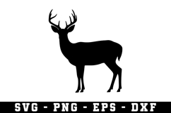 Deer Svg | Forest Svg | Svg Cut File Product Image 1