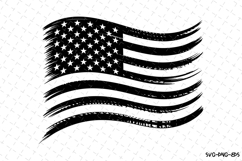 USA Flag Svg Design | Svg Cut Files | Cricut Product Image 1