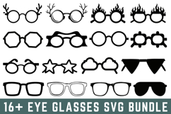 Eye Glasses Svg Bundle| SVG Cut files | Cricut Product Image 1