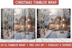 Christmas Tumbler Wrap | Christmas Sublimation | Tumbler Product Image 1
