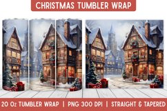 Christmas Tumbler Wrap | Christmas Sublimation | Tumbler Product Image 1