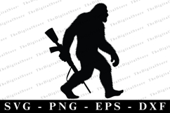 Bigfoot SVG | SVG Cut files | Cricut Product Image 1