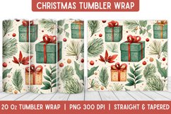 Christmas Tumbler Wrap | Christmas Sublimation | Tumbler Product Image 1
