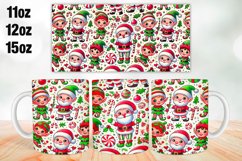 Christmas Mug Wrap Sublimation 11oz, 12oz, 15oz Product Image 1