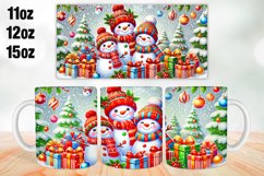 Christmas Mug Wrap Sublimation 11oz, 12oz, 15oz Product Image 1