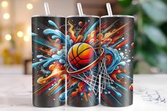 Basketball Tumbler Wrap | Sublimation | Tumblers Product Image 1