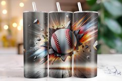Baseball Tumbler Wrap | Sublimation | Tumblers Product Image 1