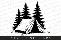 Camping Svg | Camping Svg | Svg Cut Files Product Image 1