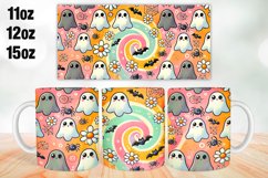 Halloween Boo Mug Wrap Sublimation 11oz, 12oz, 15oz Product Image 1