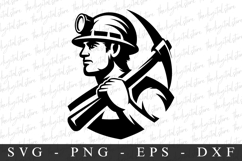Miner SVG | SVG Cut files | Cricut Product Image 1