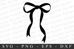 Black Bow Ribbon SVG | SVG Cut files | Cricut Product Image 1