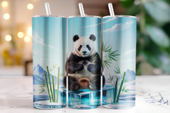 Panda Tumbler Wrap | Sublimation | Tumblers Product Image 1