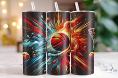 Basketball Tumbler Wrap | Sublimation | Tumblers Product Image 1
