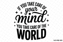 You take care of the world Svg | Svg Cut Files | Cricut Product Image 1