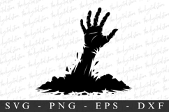 Zombie Hand SVG | SVG Cut files | Cricut Product Image 1