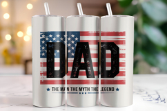 Dad Tumbler Wrap | Father's day | Sublimation | Tumbler Product Image 1