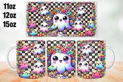 Halloween Boo Mug Wrap Sublimation 11oz, 12oz, 15oz Product Image 1