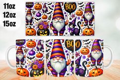 Halloween Boo Mug Wrap Sublimation 11oz, 12oz, 15oz Product Image 1