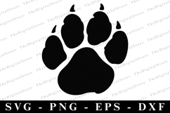 Paw SVG | SVG Cut files | Cricut Product Image 1