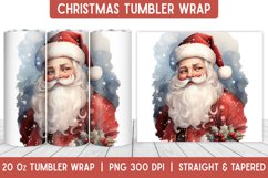 Christmas Tumbler Wrap | Christmas Sublimation | Tumbler Product Image 1