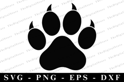 Paw SVG | SVG Cut files | Cricut Product Image 1