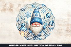 Christmas Wind Spinner Sublimation Design Product Image 1